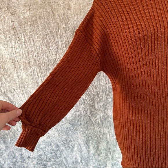 Women's  Turtleneck Sweater Dress - Picture 7 of 8